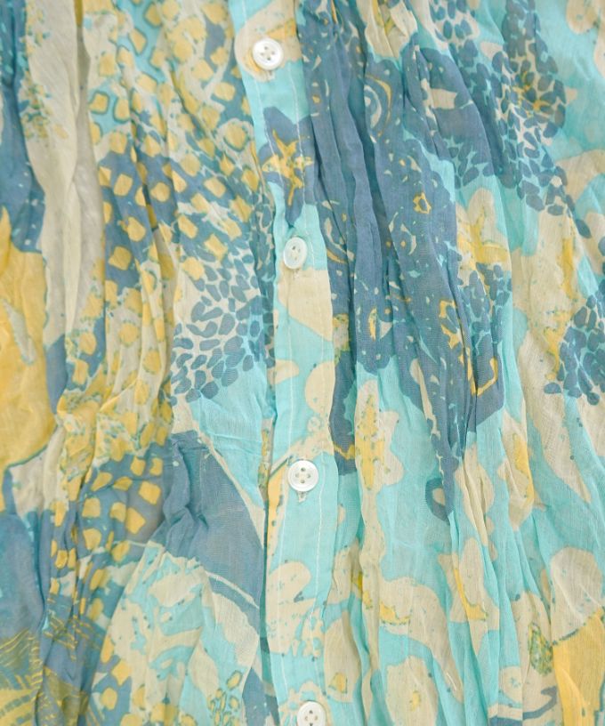 くさしゃつ　おうじのおくりもの ［Kusa Kanmuri　シルクコットンシャツ］