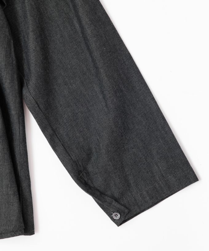 イザベル　フロントフリルのコットンジャケット