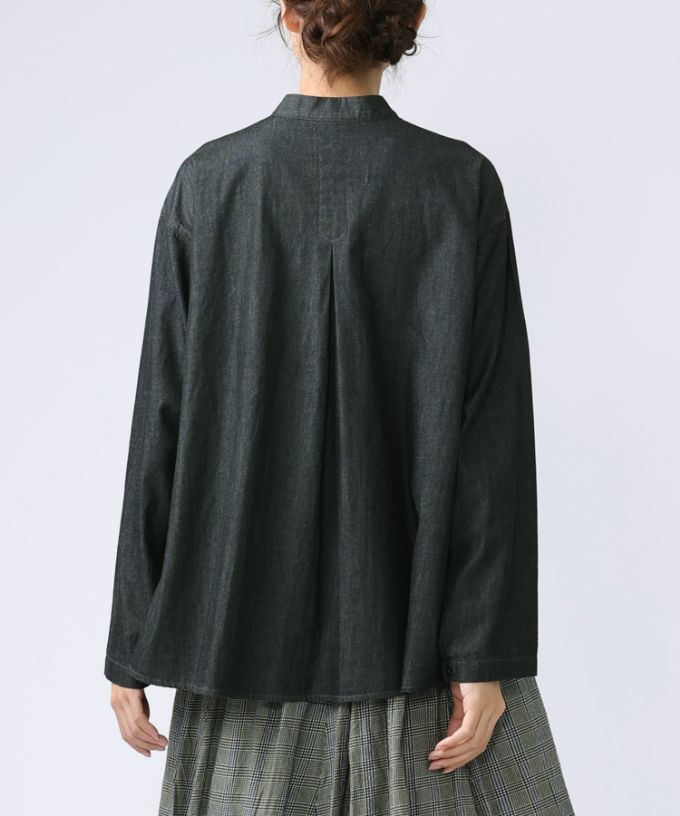 イザベル　フロントフリルのコットンジャケット