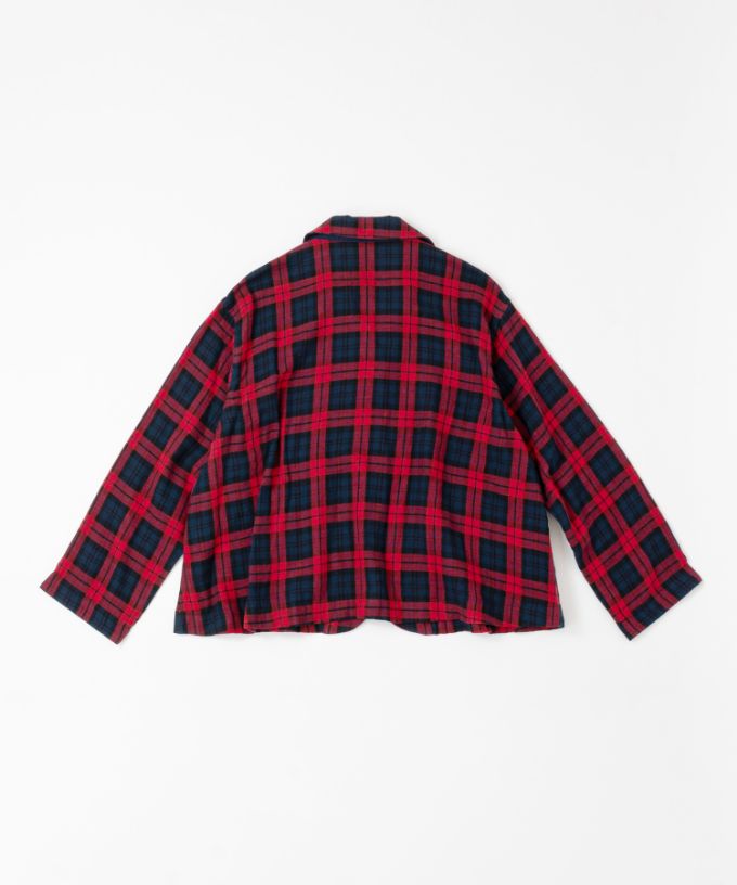 ルシタジャケット・Ｃ コットン赤チェックジャケット