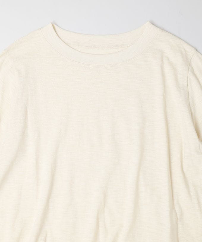 アナントップ七分袖　シンプルなAライントップス