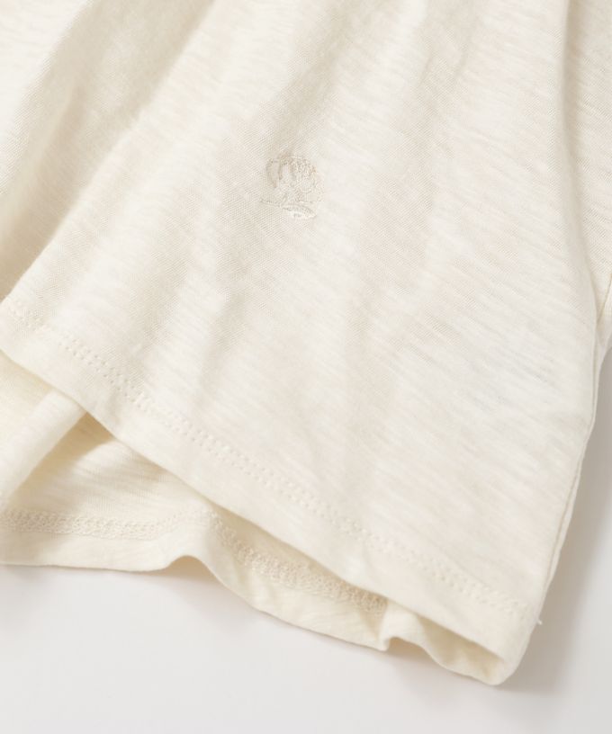 アナントップ七分袖　シンプルなAライントップス