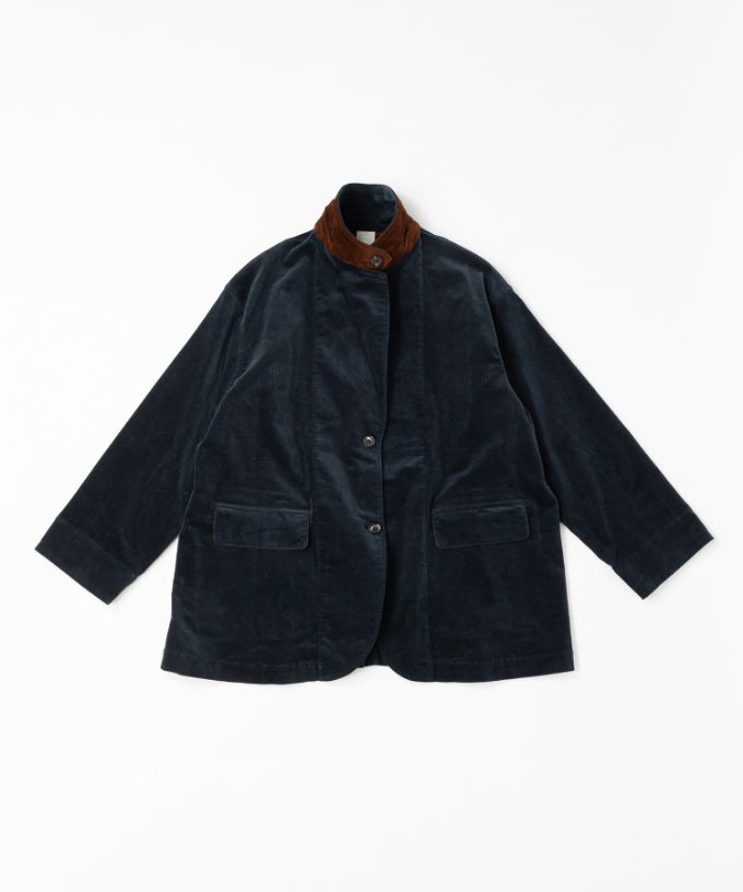 クラリス　細コーデュロイ素材のオーバーサイズジャケット