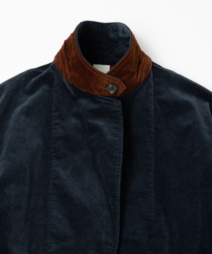 クラリス　細コーデュロイ素材のオーバーサイズジャケット