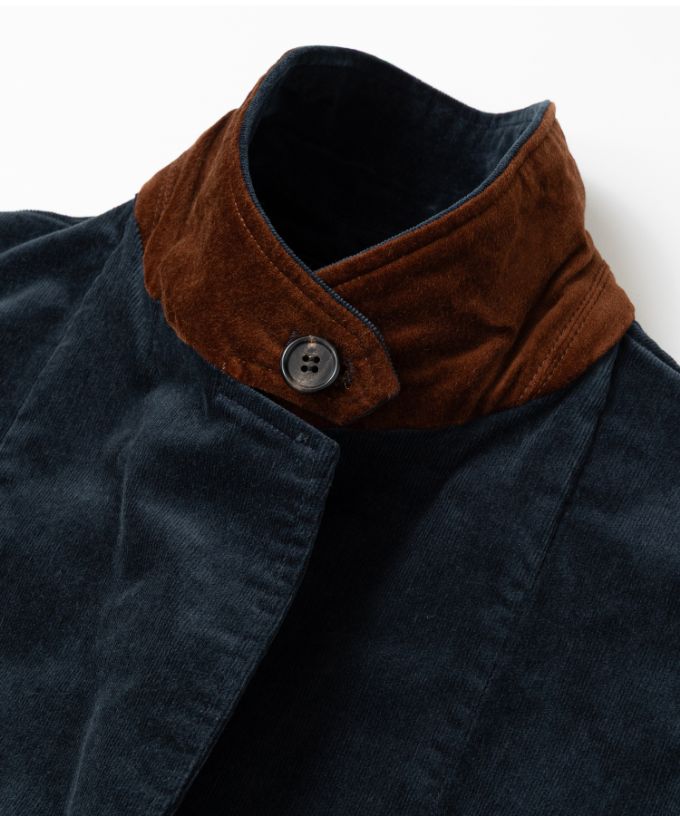 クラリス　細コーデュロイ素材のオーバーサイズジャケット