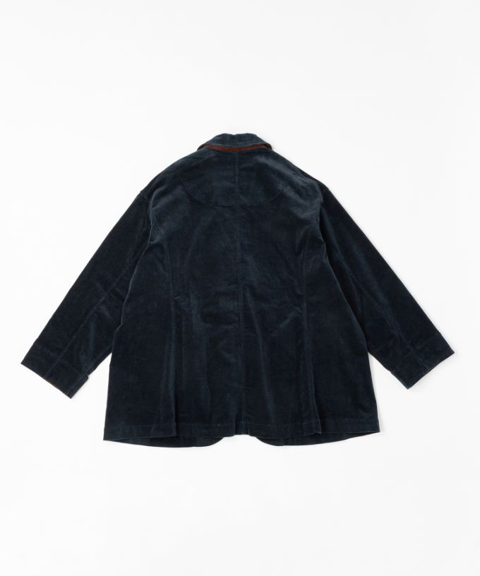クラリス　細コーデュロイ素材のオーバーサイズジャケット