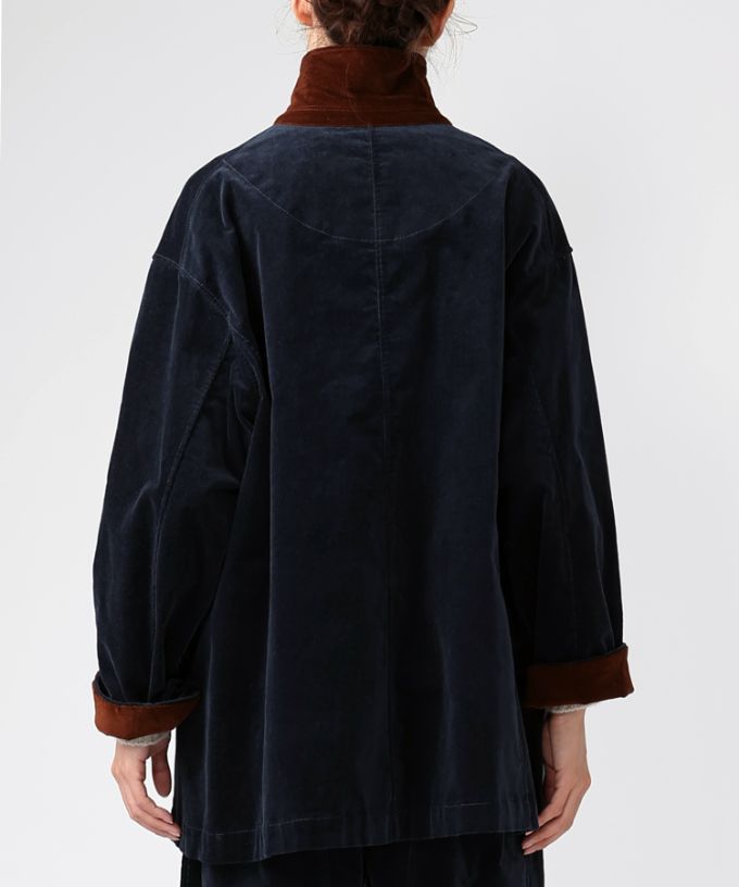 クラリス　細コーデュロイ素材のオーバーサイズジャケット