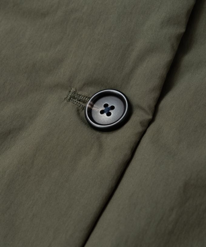 モルガコート　中綿入り立ち襟コート　