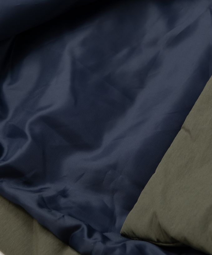 モルガコート　中綿入り立ち襟コート　