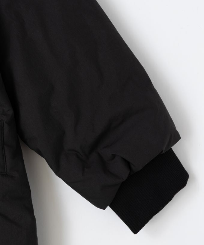 モルガコート　中綿入り立ち襟コート　