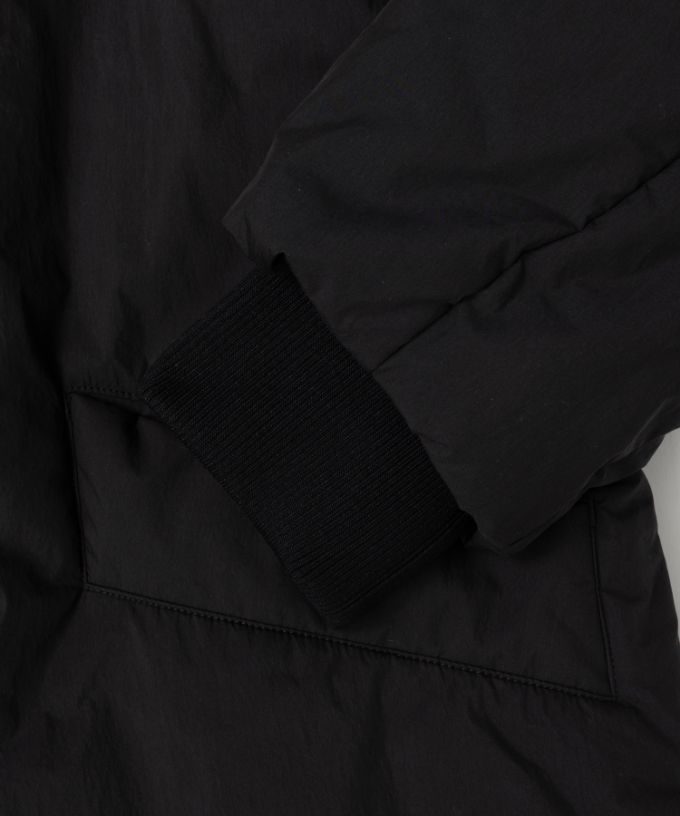 モルガコート　中綿入り立ち襟コート　