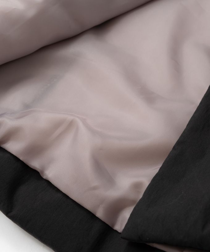 モルガコート　中綿入り立ち襟コート　