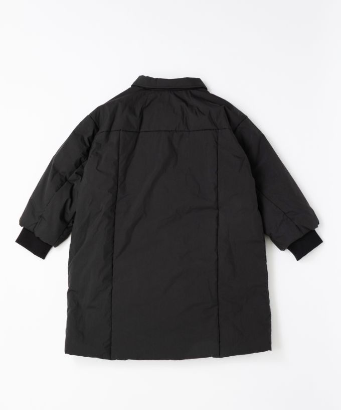 モルガコート　中綿入り立ち襟コート　