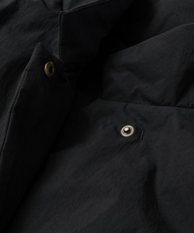 モルガコート　中綿入り立ち襟コート　