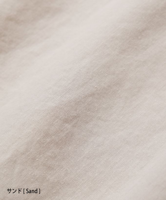 バービー 綿麻素材のパイピングフレンチスリーブドレス/BRAND,BASCO