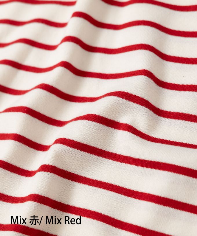 アイリストップ・C　Aラインのボーダーノースリーブ