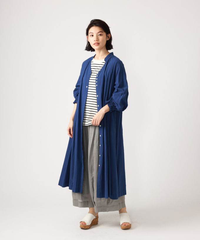 アイリストップ・C Aラインのボーダーノースリーブ/ALL ITEM