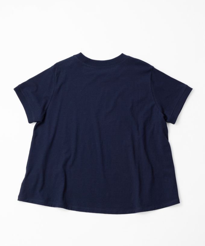 ピノトップ　強撚天竺コットンのシンプルT