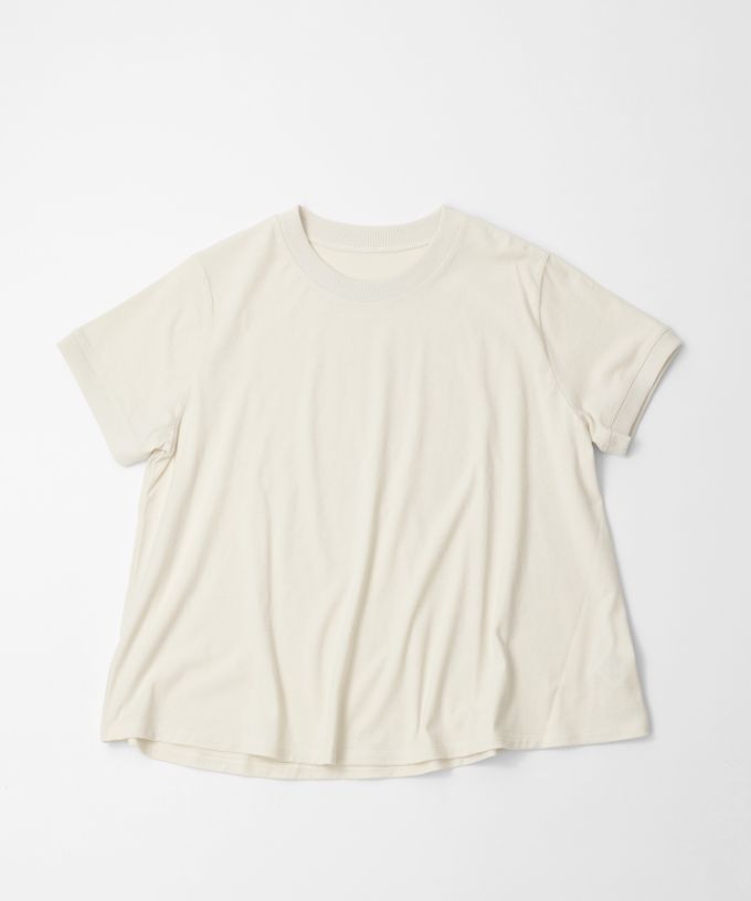 ピノトップ　強撚天竺コットンのシンプルT