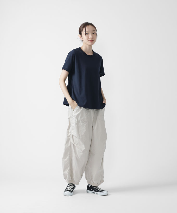 ピノトップ　強撚天竺コットンのシンプルT