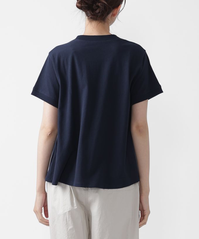 ピノトップ　強撚天竺コットンのシンプルT