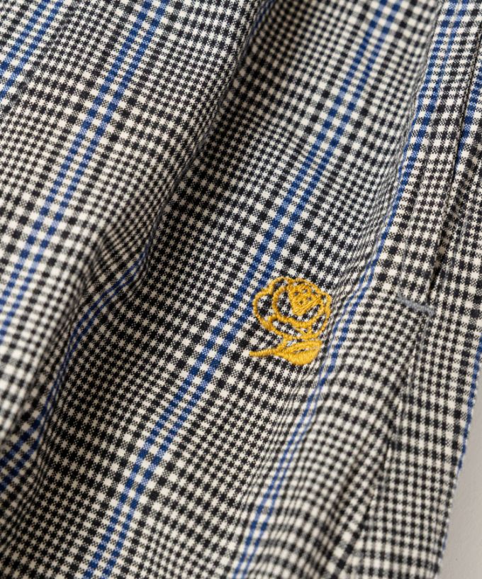 トレズスカート・グレン　オリジナルグレンチェックのコクーンシルエット