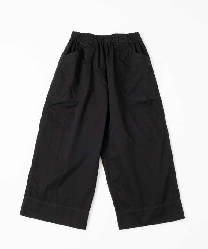 グミパンツ・B　チノ素材のクロップドワイドパンツ