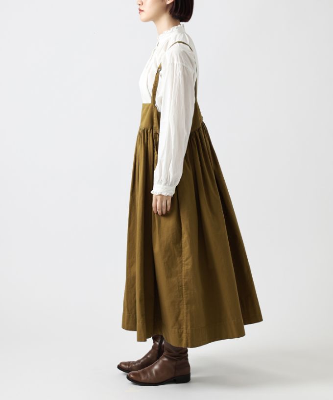 エイダ ギャザーたっぷりのサロペットスカート/ITEM,DRESS/Shop by  