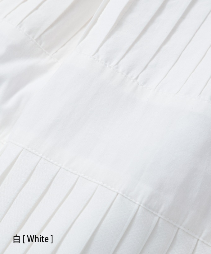 テディスカート プリーツのティアードスカート