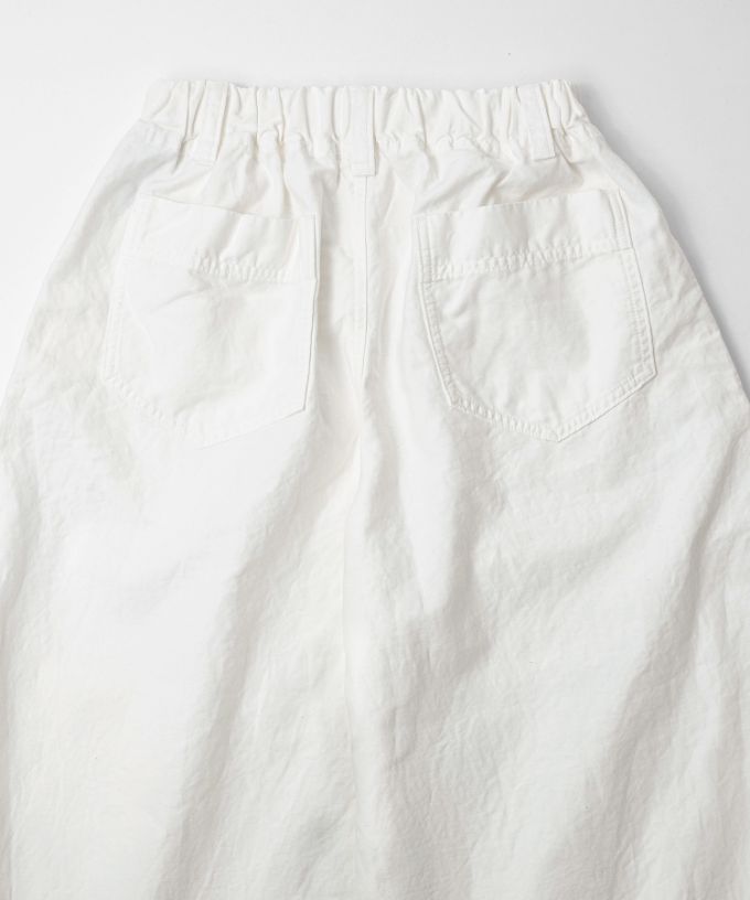 ロキパンツ　綿麻素材のバルーンシルエットボトム