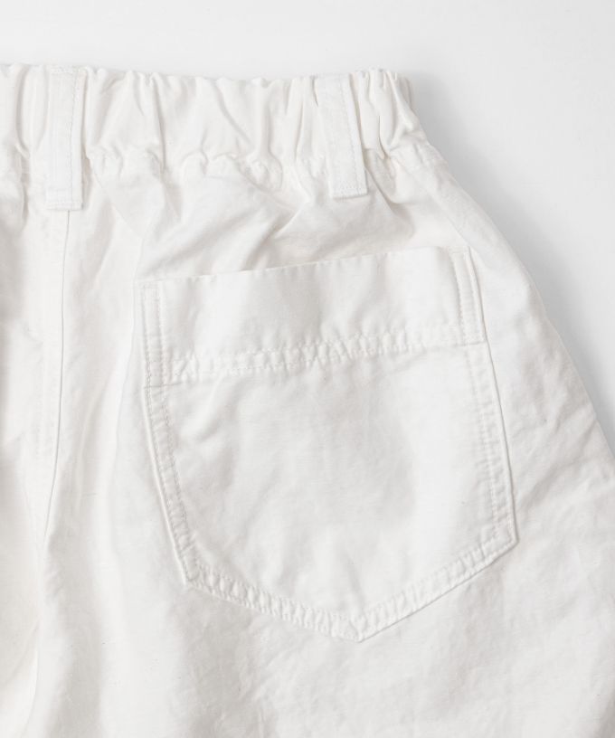 ロキパンツ　綿麻素材のバルーンシルエットボトム