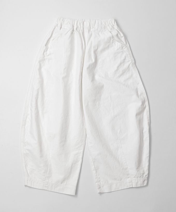 ロキパンツ　綿麻素材のバルーンシルエットボトム