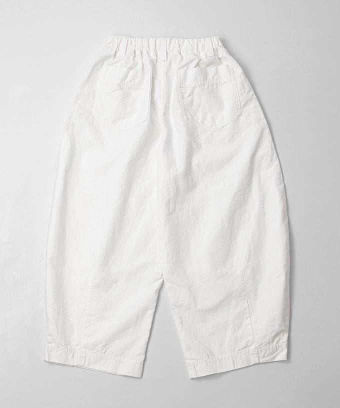 ロキパンツ　綿麻素材のバルーンシルエットボトム