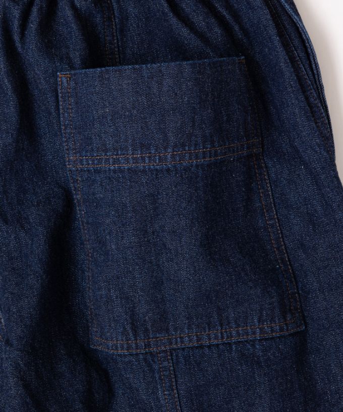 テレパンツ・C シルエットのきれいなデニムワイドパンツ/ITEM
