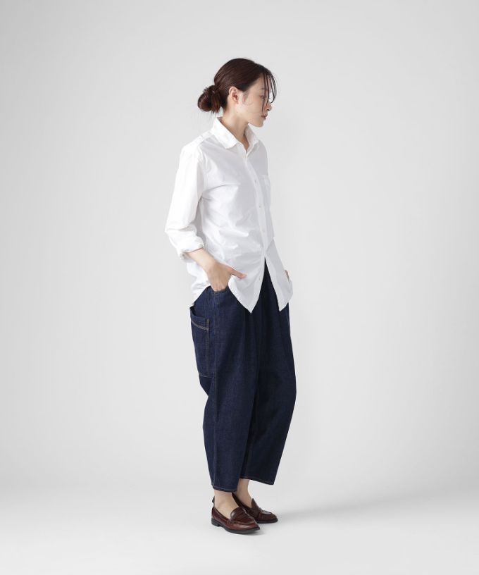 マオパンツデニム8オンス　人気定番のバックポケットパンツ【フラッシャー＆ピスネーム付き】