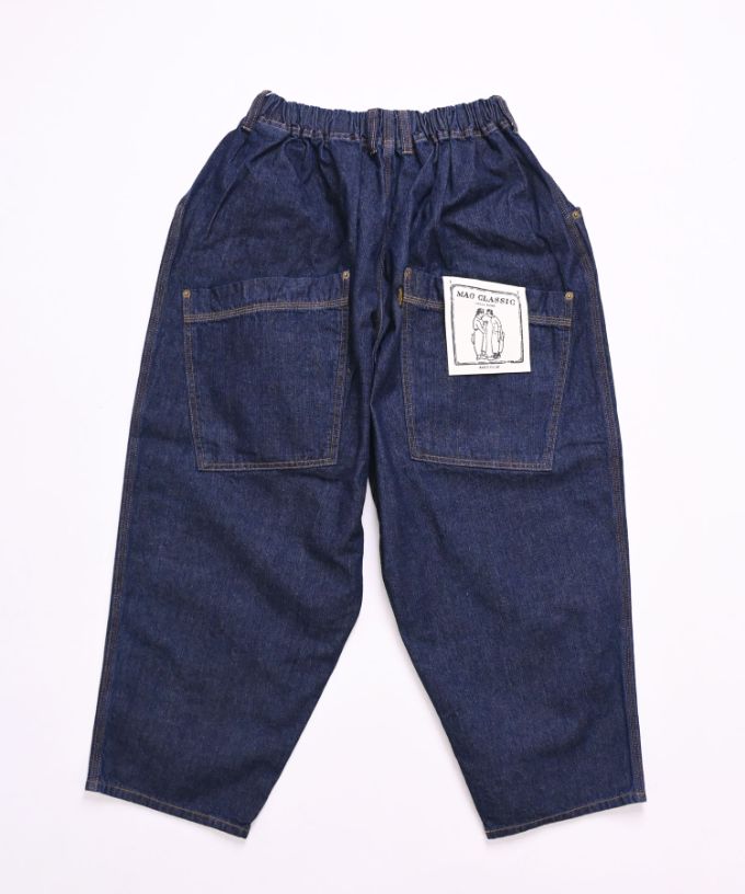再入荷】マオパンツデニム8オンス 人気定番のバックポケットパンツ