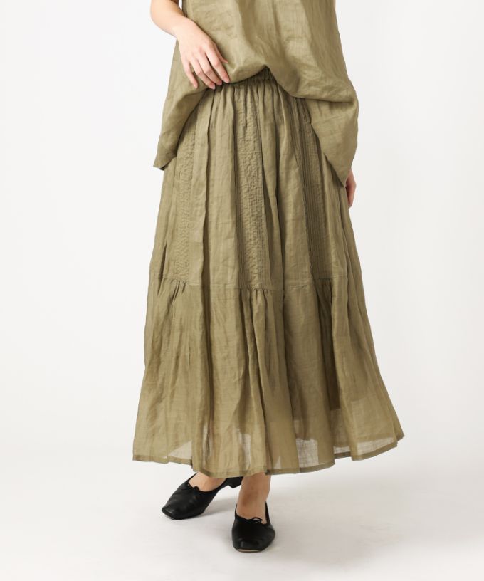 ネストローブ　リネン スカート ネストローブ リネン スカート 定番スカートの着回し提案** | 大阪