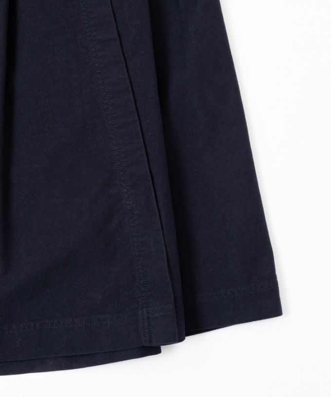 メーヌスカート　起毛素材のマリン風フレアスカート