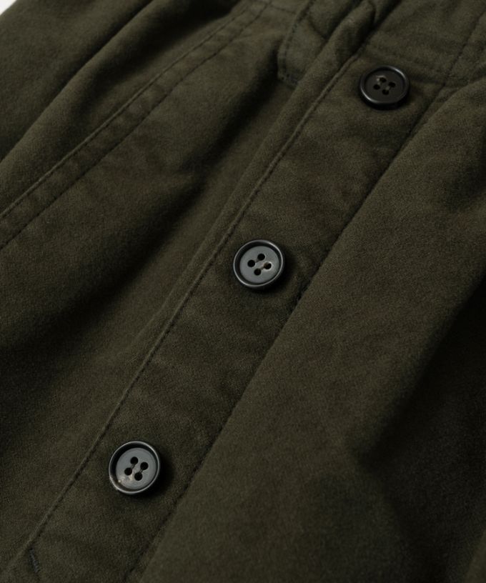 メーヌスカート　起毛素材のマリン風フレアスカート