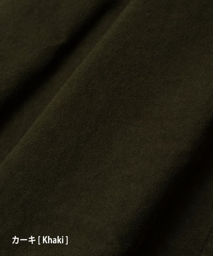 メーヌスカート　起毛素材のマリン風フレアスカート