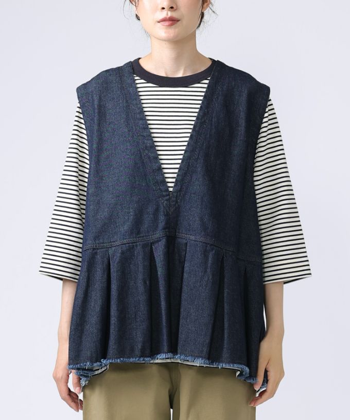 人気アイテム【リバーサル × ネイタル・デザイン】レイヤードベスト/切り替え 人気アイテム【リバーサル × ネイタル・デザイン】レイヤードベスト