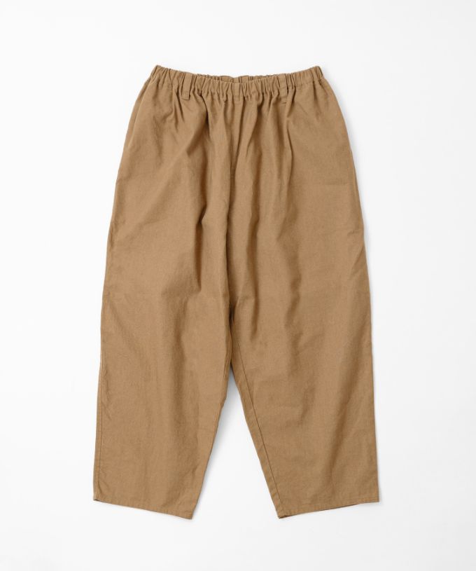 マオパンツ・28　綿麻素材の後ろビッグポケットパンツ