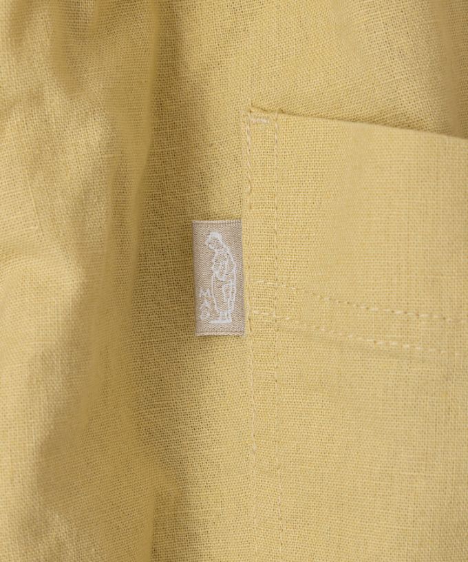 マオパンツ・28　綿麻素材の後ろビッグポケットパンツ