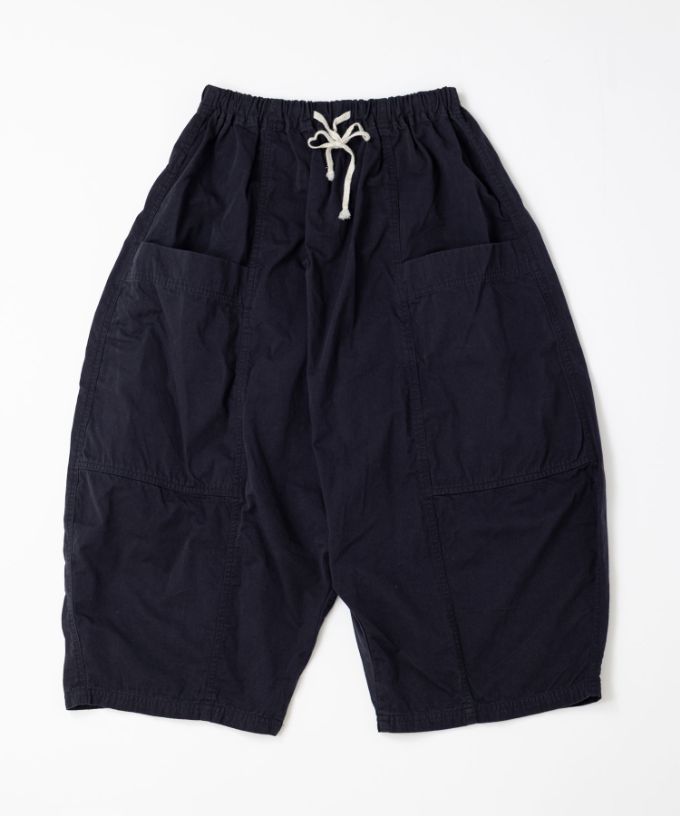 ピピパンツ　サイドポケットがポイントの変形サルエルパンツ