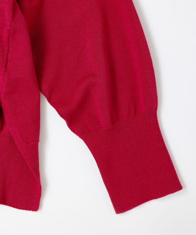 ポレットカーデ 強撚綿サイドスリットカーデ/ITEM,JACKET/TOPS/Shop by