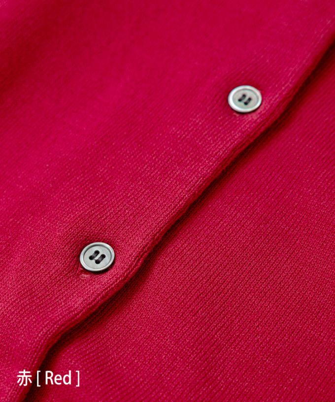 ポレットカーデ 強撚綿サイドスリットカーデ/ITEM,JACKET/TOPS/Shop by