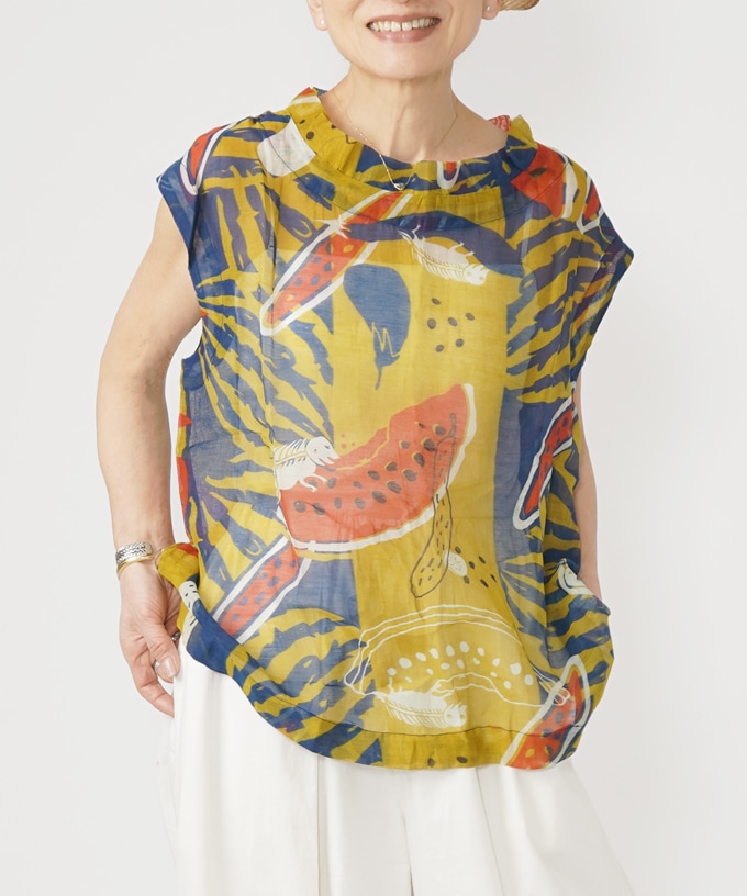 ★美品★ドーサDOSAシルクコットン　トップス 376db18cbf33866e15de344bbcfc49