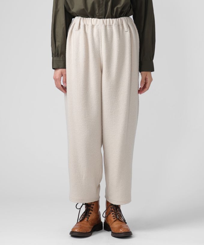 マオパンツ23 圧縮ウール素材裏地付きバックポケットパンツ/ITEM,PANTS