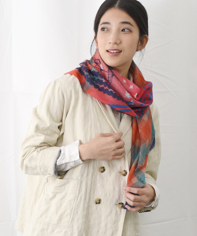 ほしのくにから ［Kusakanmuri　ウールストール ]