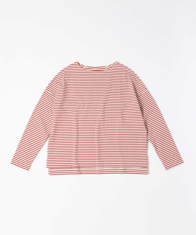 サマンサトップ・E　シンプルなボーダートップス